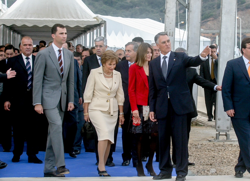 IX premio internacional puete de alcantara el principe felipe y leticia sanchez vara y cavaco silva