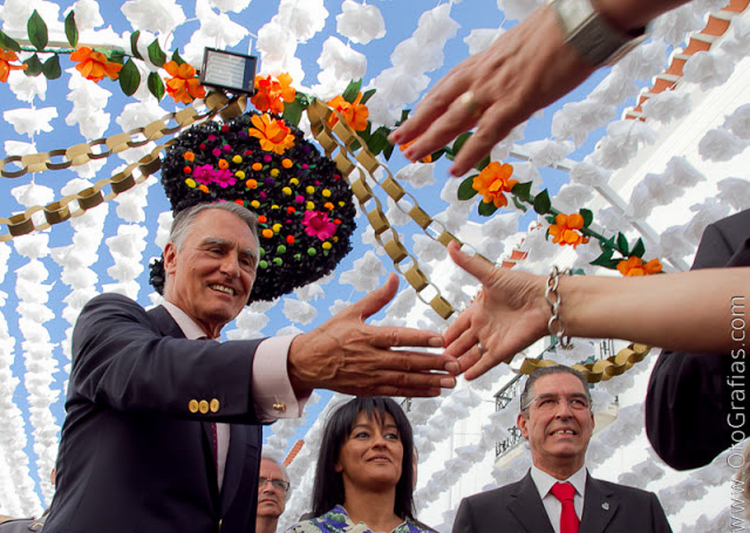 fiestas do povo, campomaior, presidente de la República de Portugal el Profesor Dr. Aníbal Cavaco Silva, monago presidente de la junta de extremadura