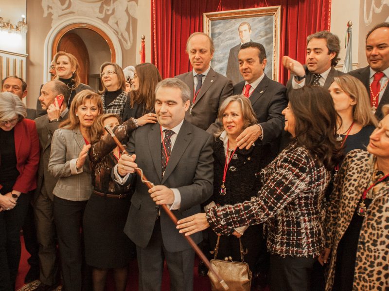 Badajoz, Ayuntamiento,Francisco Fragoso toma posesión de la alcaldía de Badajoz